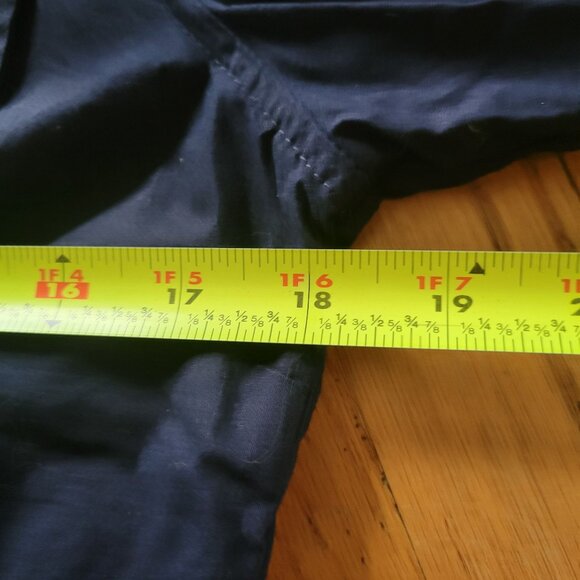 Talbots Women's Navy Button-Down Shirt Size 8 - Picture 5 of 5